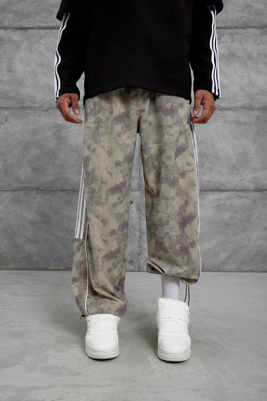 Unisex Cloud Wash Side Stripe Joggers – Streetwear Sweatpants