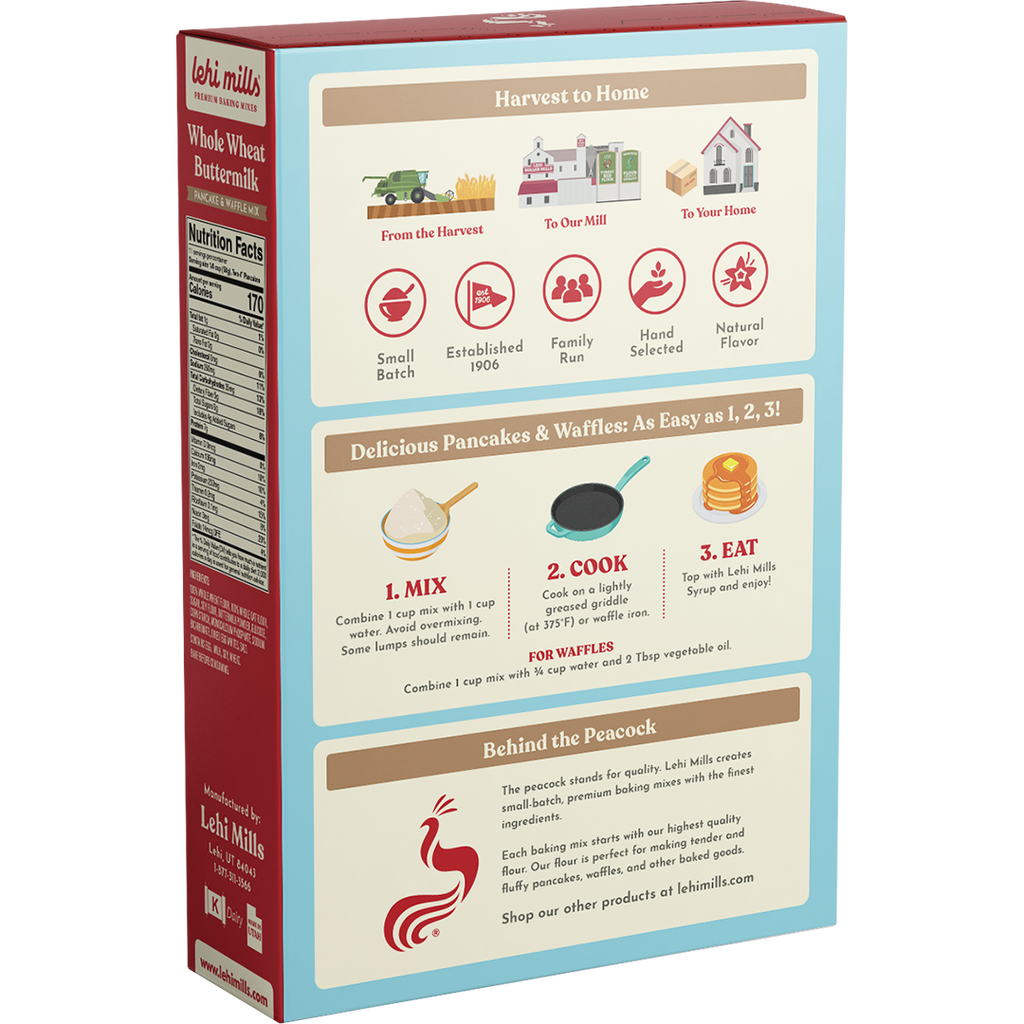 Whole Wheat Buttermilk Pancake & Waffle Mix