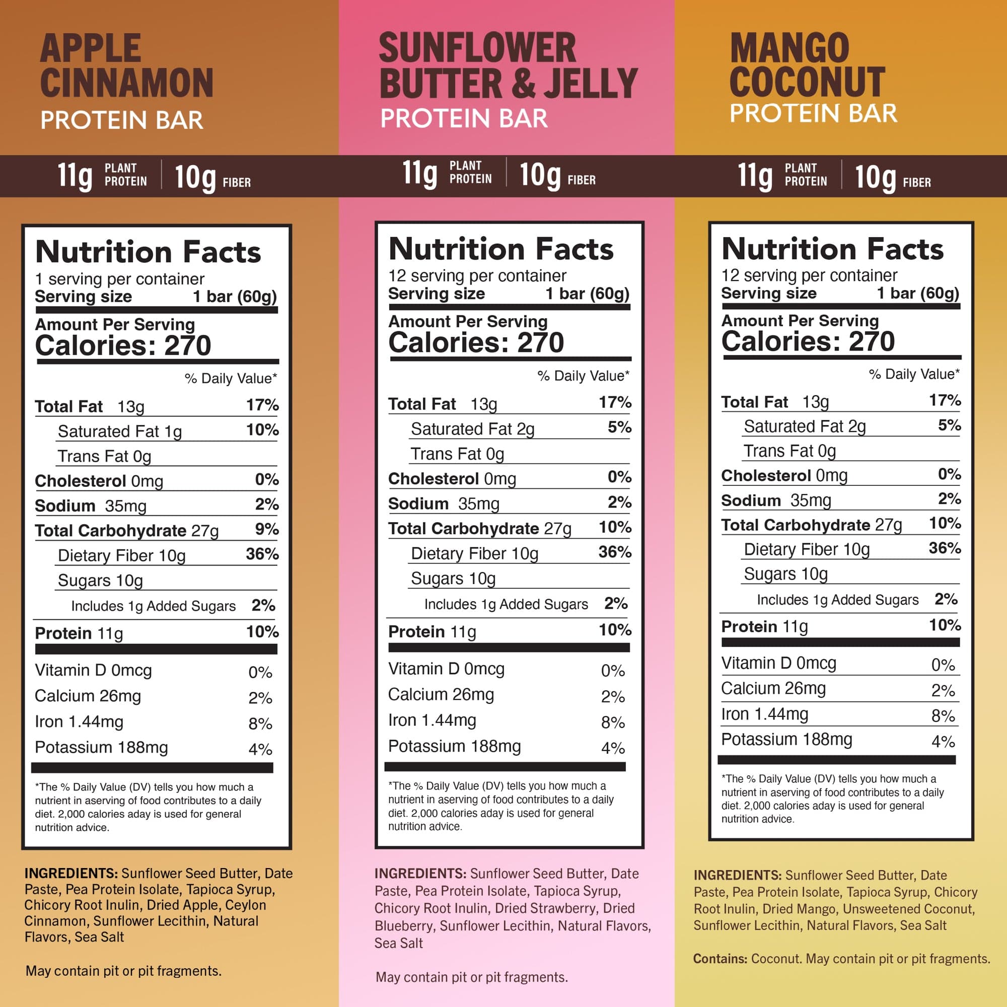 High Protein Bars Variety Pack