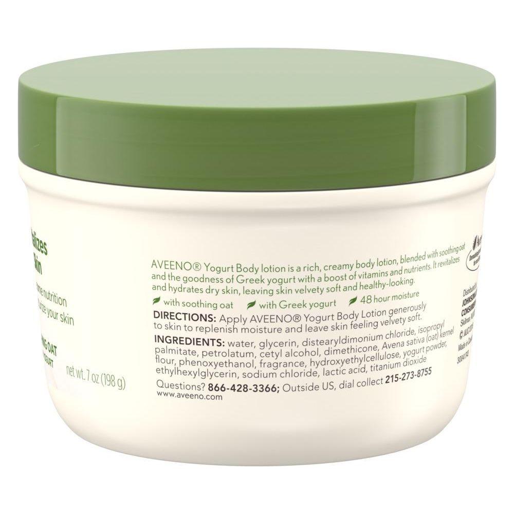 Aveeno Daily Moisturizing Yogurt Body Lotion for Dry Skin, 7 oz