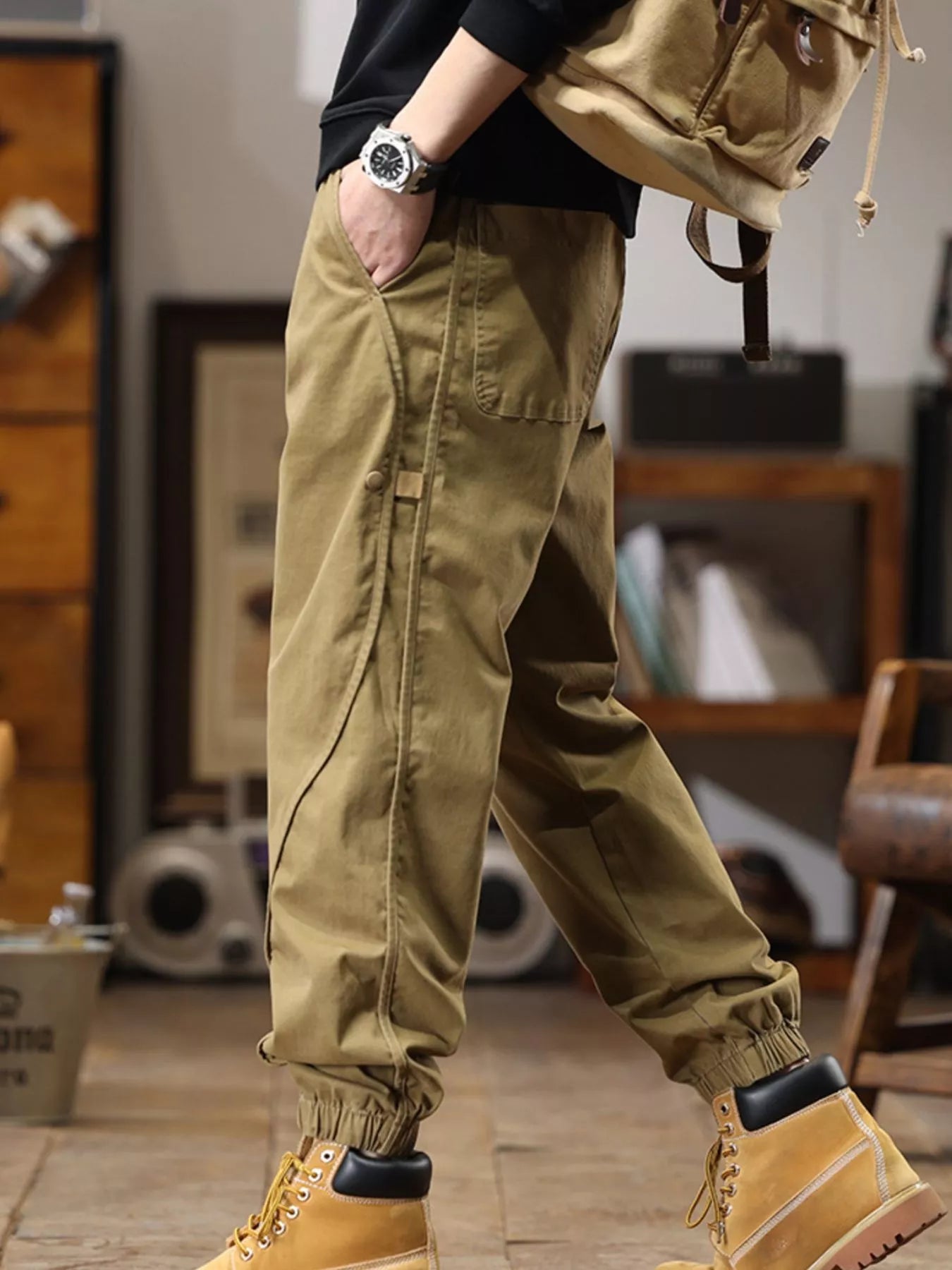 Men's Drawstring Jogger Plus Size