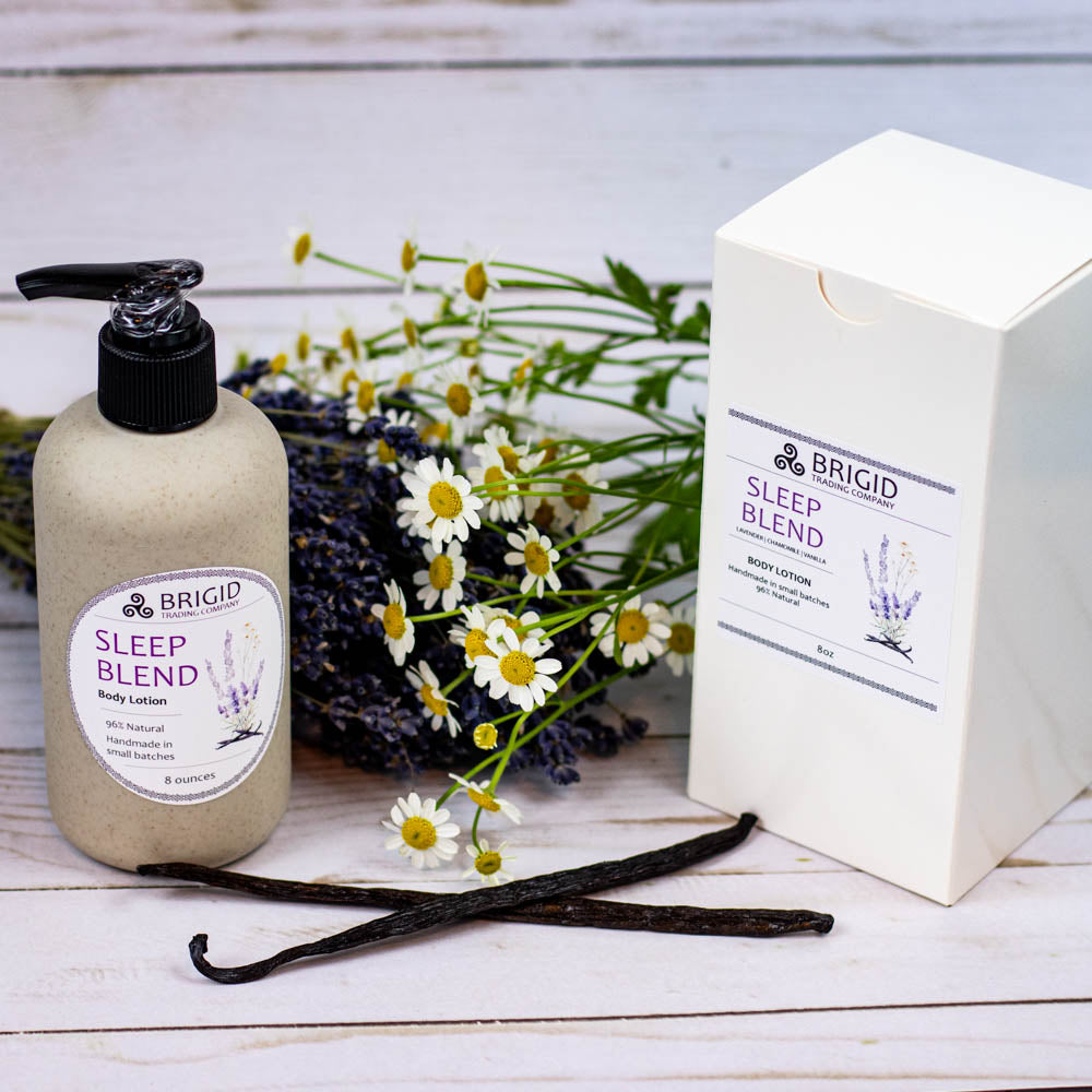 Sleep Blend Natural Body Lotion - Lavender, Chamomile, and Vanilla