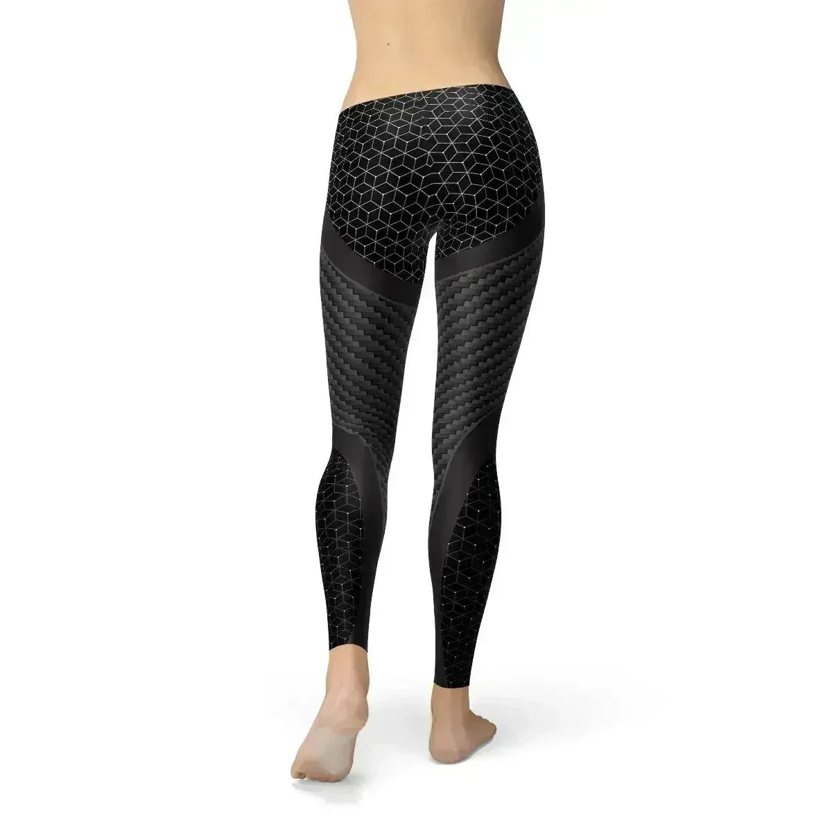 Womens Carbon Fiber Sports Leggings