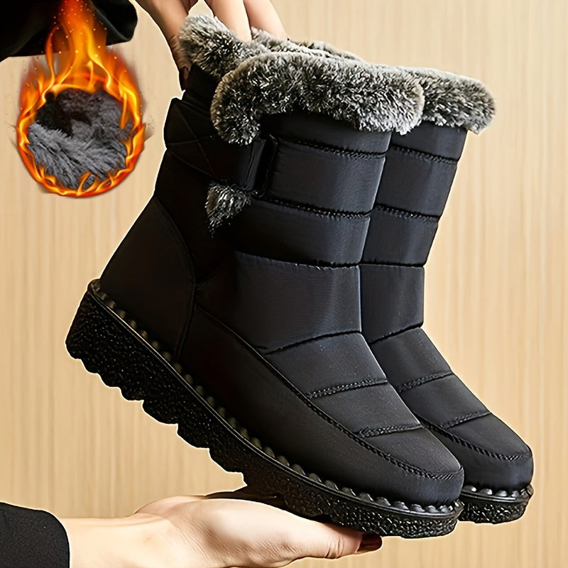 Winter Boots for Women New Long Plush Snow Boots