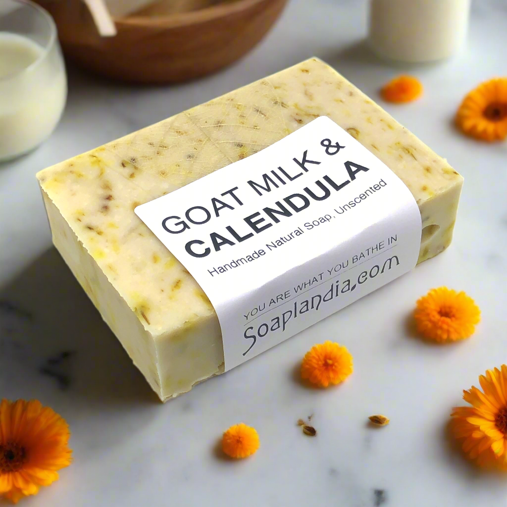 Goat Milk & Calendula Tea Soap, Unscented