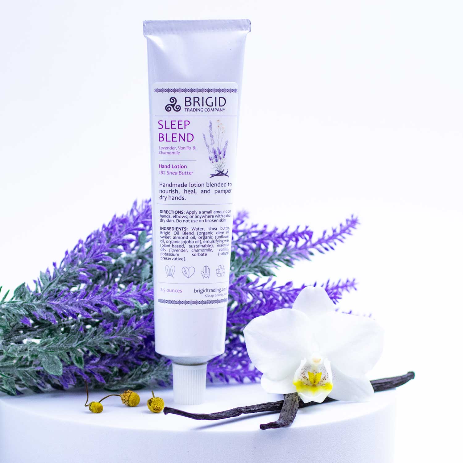 Sleep Blend Natural Hand Lotion - Lavender, Chamomile, and Vanilla