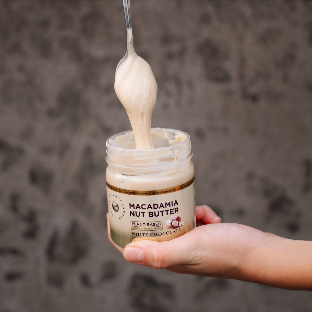 Macadamia Nut Butter White Chocolate Flavor  (1 Flavor, 1 Jar)