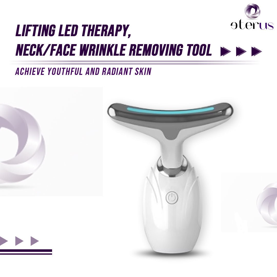 Neck & Face Lifting LED Therapy Massager- Skin Tightening & Anti-aging Device