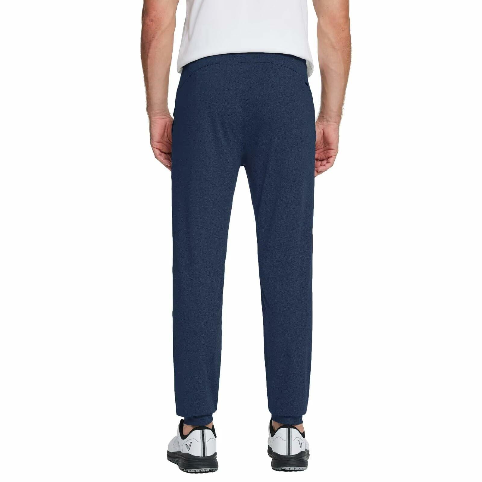 M MAELREG Mens Sweatpants Athletic Zipper Pockets Cobalt Heather Size L