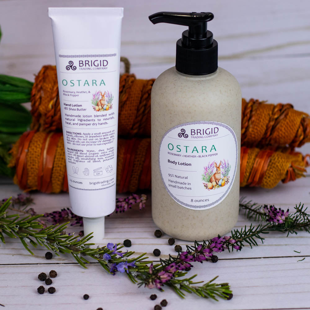 Ostara Natural Body Lotion - Heather, Rosemary, and Black Pepper