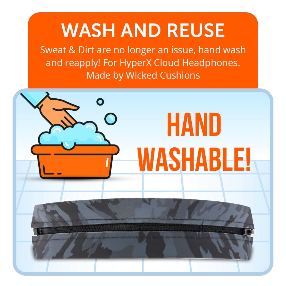 Silicone Headband Cover for HyperX Cloud Series Headphones - WC BandZ Cloud