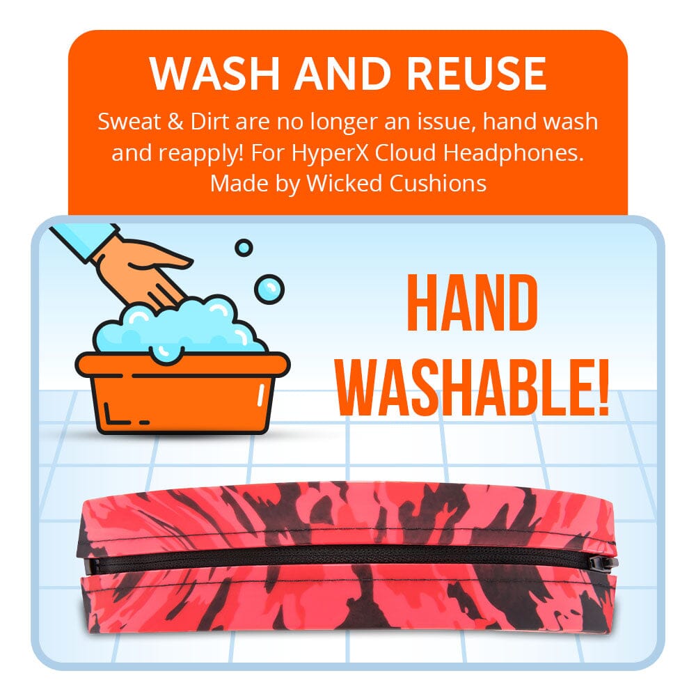 Silicone Headband Cover for HyperX Cloud Series Headphones - WC BandZ Cloud