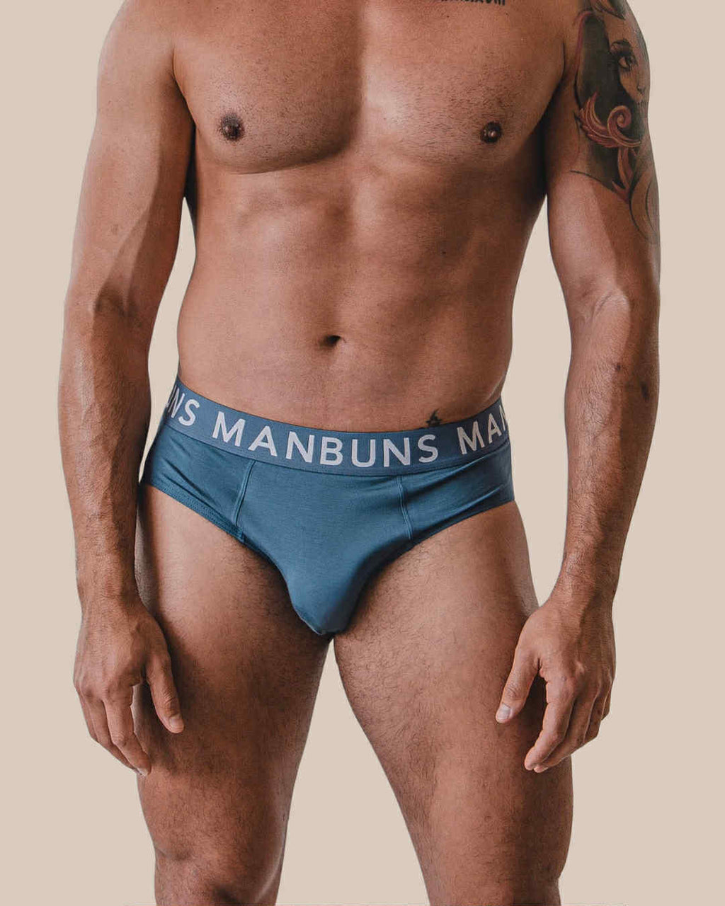 Men's Classic Steel Blue Brief Underwear