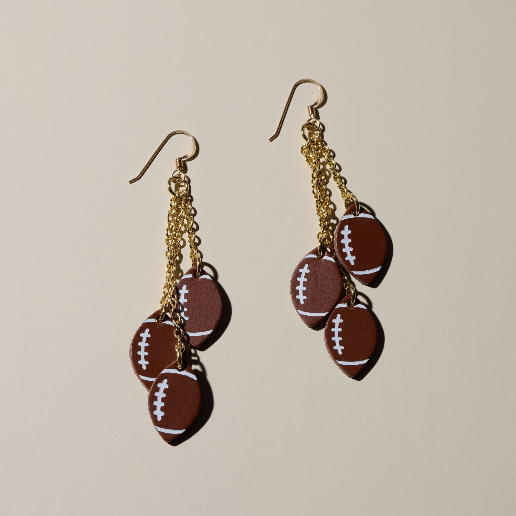 Touchdown Football Earrings