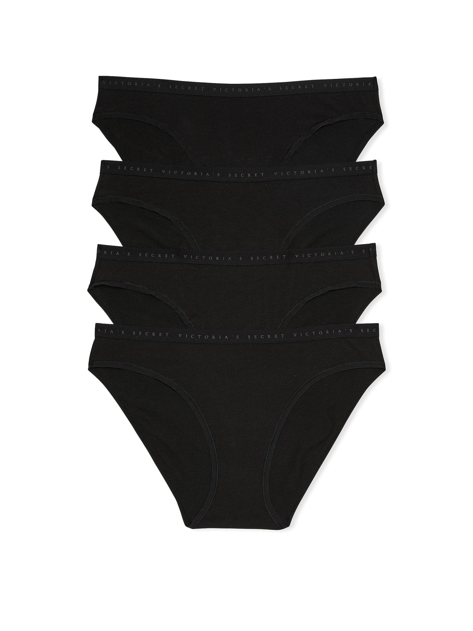 Victoria's Secret Women's Cotton Bikini Underwear, Moderate Coverage Panties for Women, Multi Pack (XS-XXL)