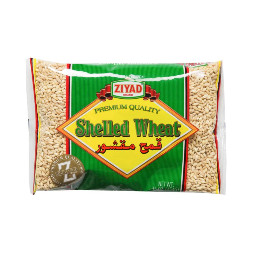 Ziyad Shelled Wheat - High Fiber Whole Grain for Heart Health & Nutritional Value